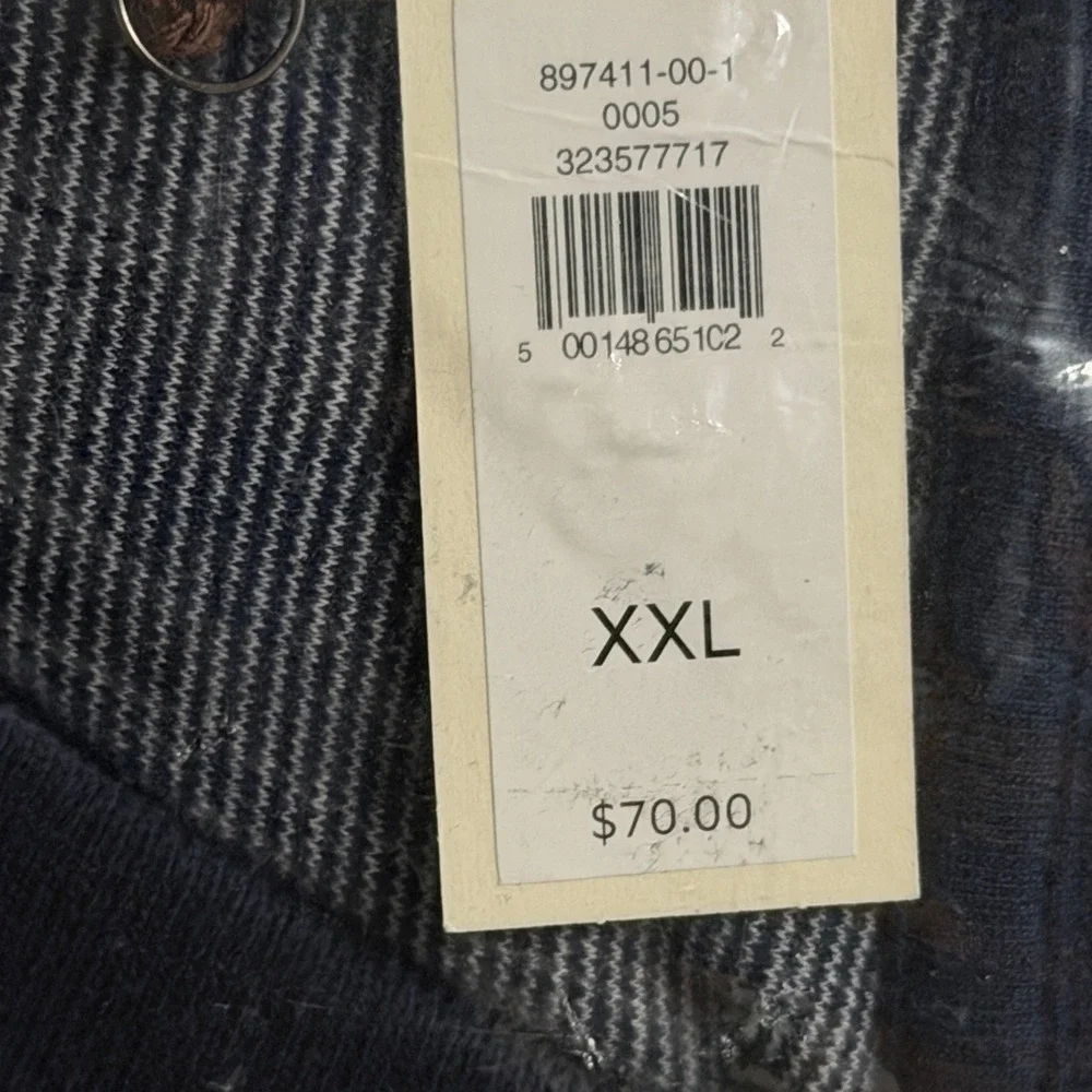 NEW Banana Republic Luxury-Touch Polo Short Sleeve Mens‎ XXL Blue Tipped Collar